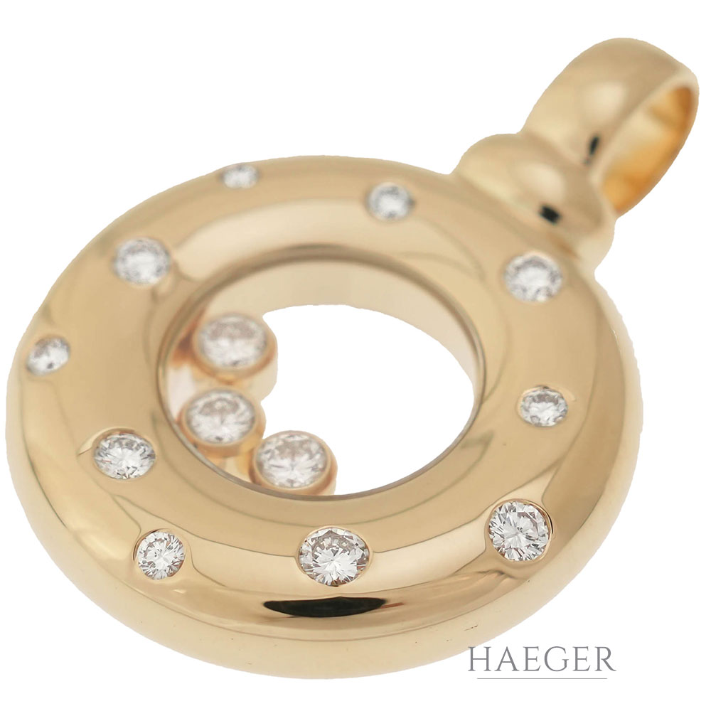 Chopard Happy Diamond Anhänger Gold 18 Karat mit originalem Zertifikat