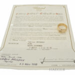 Chopard Happy Diamond Ring Gr.58 Gelbgold 18 Karat mit originalem Zertifikat Vorschau