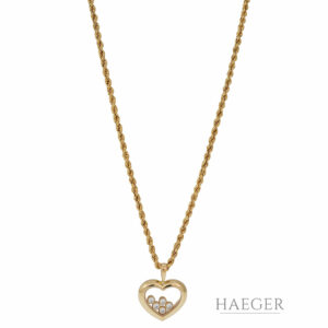 Chopard Happy Diamonds Collier 42cm Gelbgold 18 Karat mit 0,15ct Diamanten