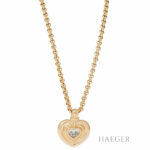 Chopard Happy Diamonds Collier Gelbgold 18 Karat mit 0,09ct Diamanten Vorschau