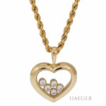 Chopard Happy Diamonds Collier 42cm Gelbgold 18 Karat mit 0,15ct Diamanten Vorschau