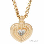 Chopard Happy Diamonds Collier Gelbgold 18 Karat mit 0,09ct Diamanten Vorschau