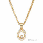 Chopard Happy Diamonds Kette Gelbgold 18 Karat mit Diamanten Vorschau