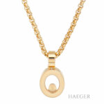 Chopard Happy Diamonds Kette Gelbgold 18 Karat mit Diamanten Vorschau