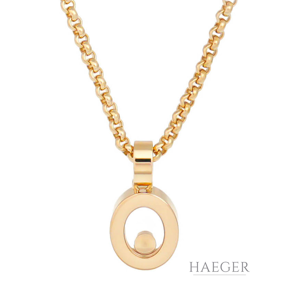 Chopard Happy Diamonds Kette Gelbgold 18 Karat mit Diamanten