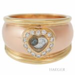 Chopard Happy Diamonds Ring Gr.58 Gelbgold 18 Karat mit Diamanten Vorschau