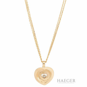 Chopard Kette mir Herzanhänger Gelbgold 18 Karat