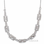 Collier Weißgold 18 Karat mit Diamanten Vorschau