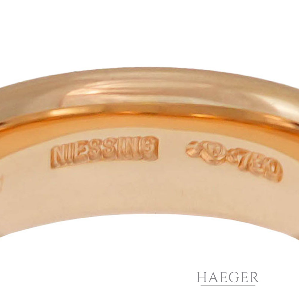 Niessing Ring Gelbgold 18 Karat mit Diamant
