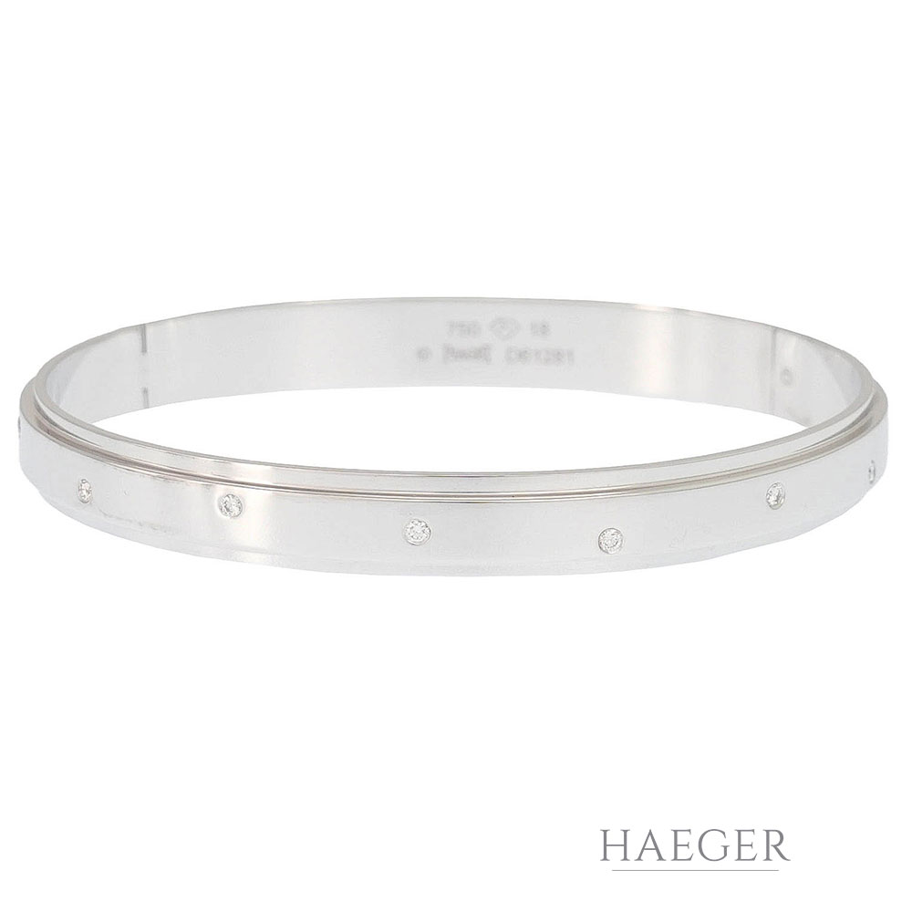Piaget Armreif Weissgold 18 Karat mit Diamanten