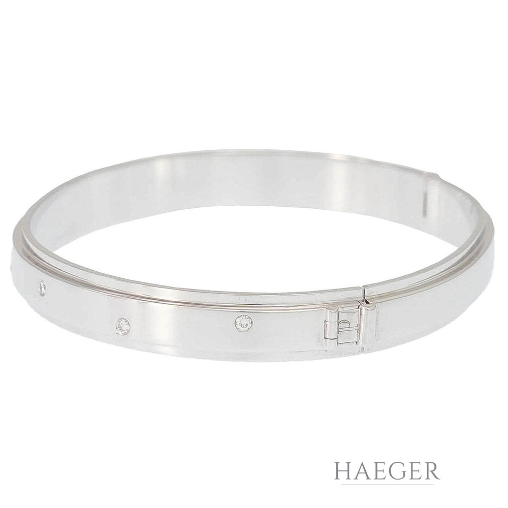Piaget Armreif Weissgold 18 Karat mit Diamanten