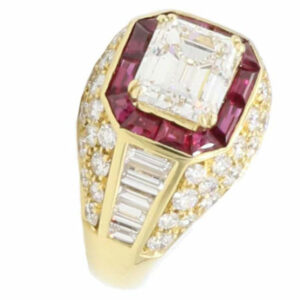 Ring mit einem Diamanten im Emerald Cut von 2,58 ct G vvs1