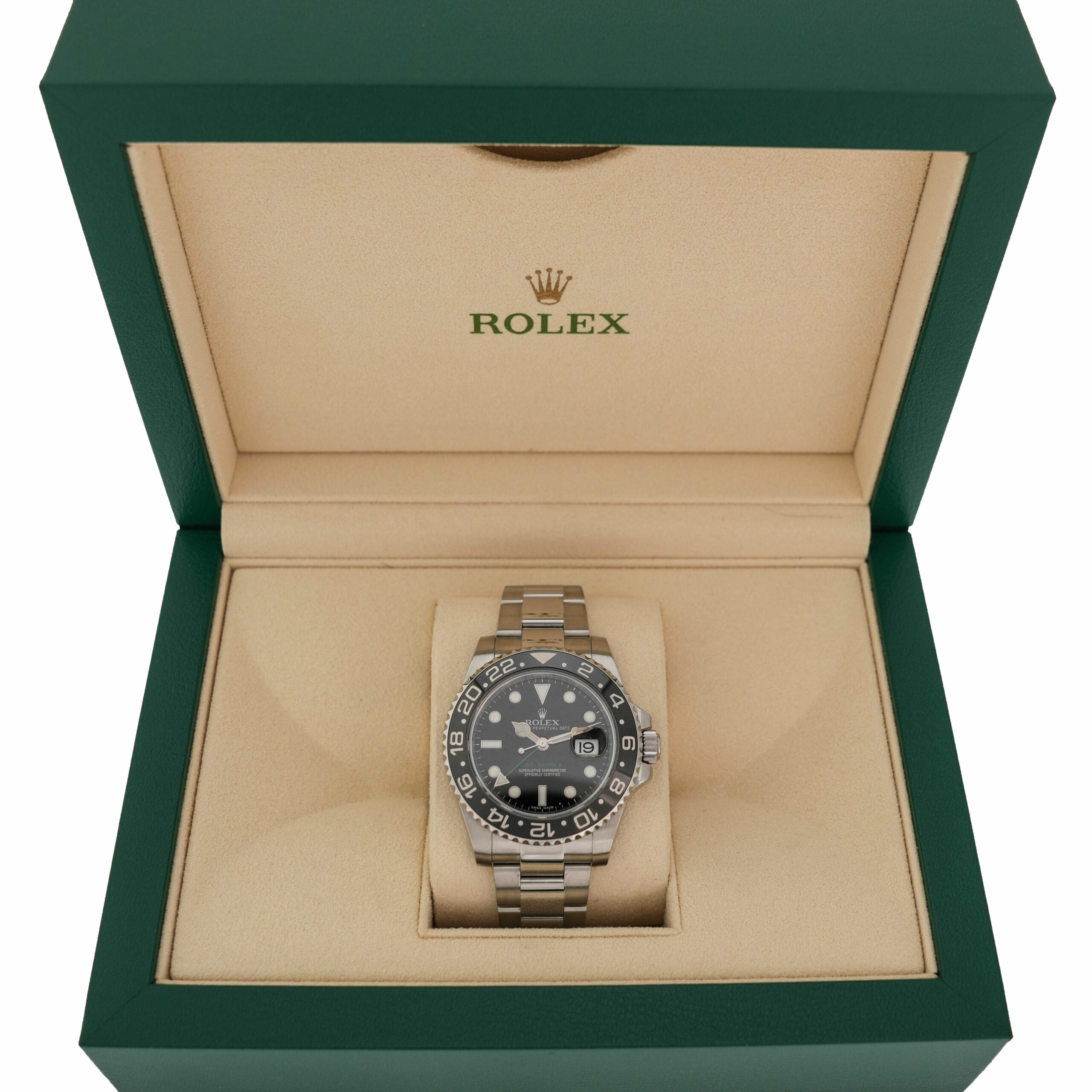 Rolex GMT Master 2 Ref. 116710LN mit Originaler Box