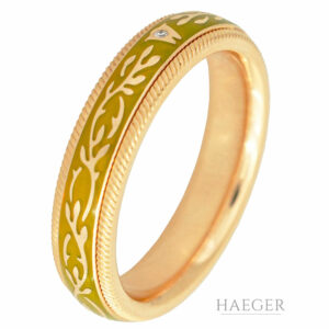 Wellendorff Ring Gelbgold 18 Karat mit Diamant