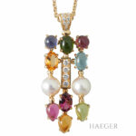 Bulgari Collier Allegra Gelbgold 18 Karat mit Diamanten und Farbsteinen Vorschau