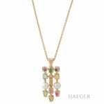 Bulgari Collier Allegra Gelbgold 18 Karat mit Diamanten und Farbsteinen Vorschau