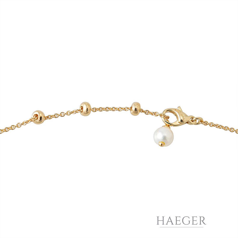 Bulgari Collier Allegra Gelbgold 18 Karat mit Diamanten und Farbsteinen