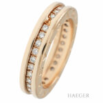 Bulgari B Zero Ring Gelbgold 18 Karat mit Diamanten Vorschau