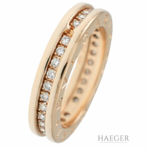 Bulgari B Zero Ring Gelbgold 18 Karat mit Diamanten