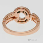 Bulgari Ring Rosegold 18 Karat mit Diamant und Malachit Element Vorschau