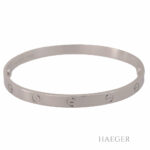 Cartier Love Armreif Gr.20 Weißgold 18 Karat Full Set 2017 Vorschau