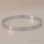 Cartier Love Armreif Gr.20 Weißgold 18 Karat Full Set 2017 Vorschau