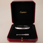 Cartier Love Armreif Gr.20 Weißgold 18 Karat Full Set 2017 Vorschau