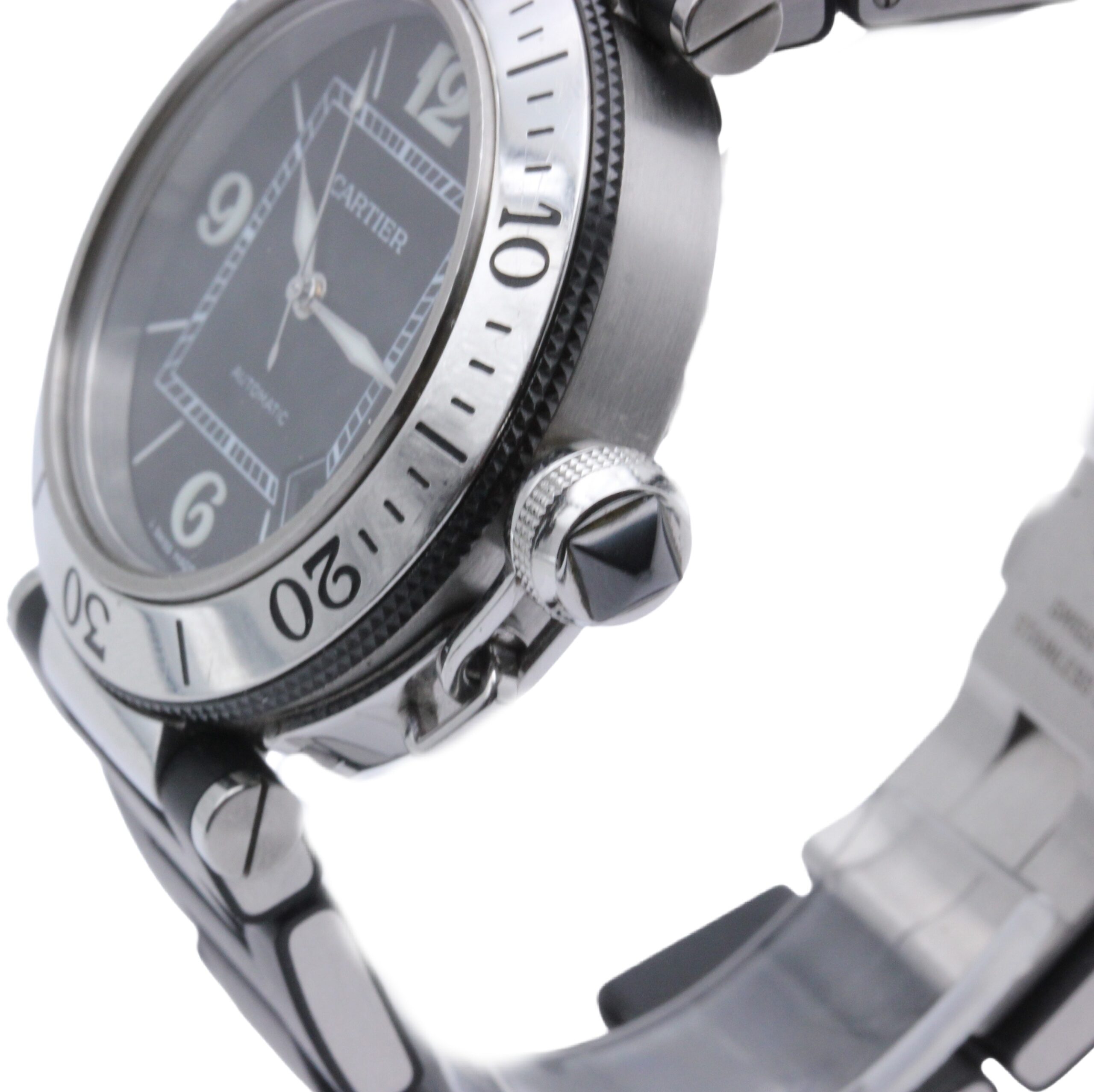Cartier Pasha Seatimer Ref. W31077U2 Edelstahl / Kautschuk