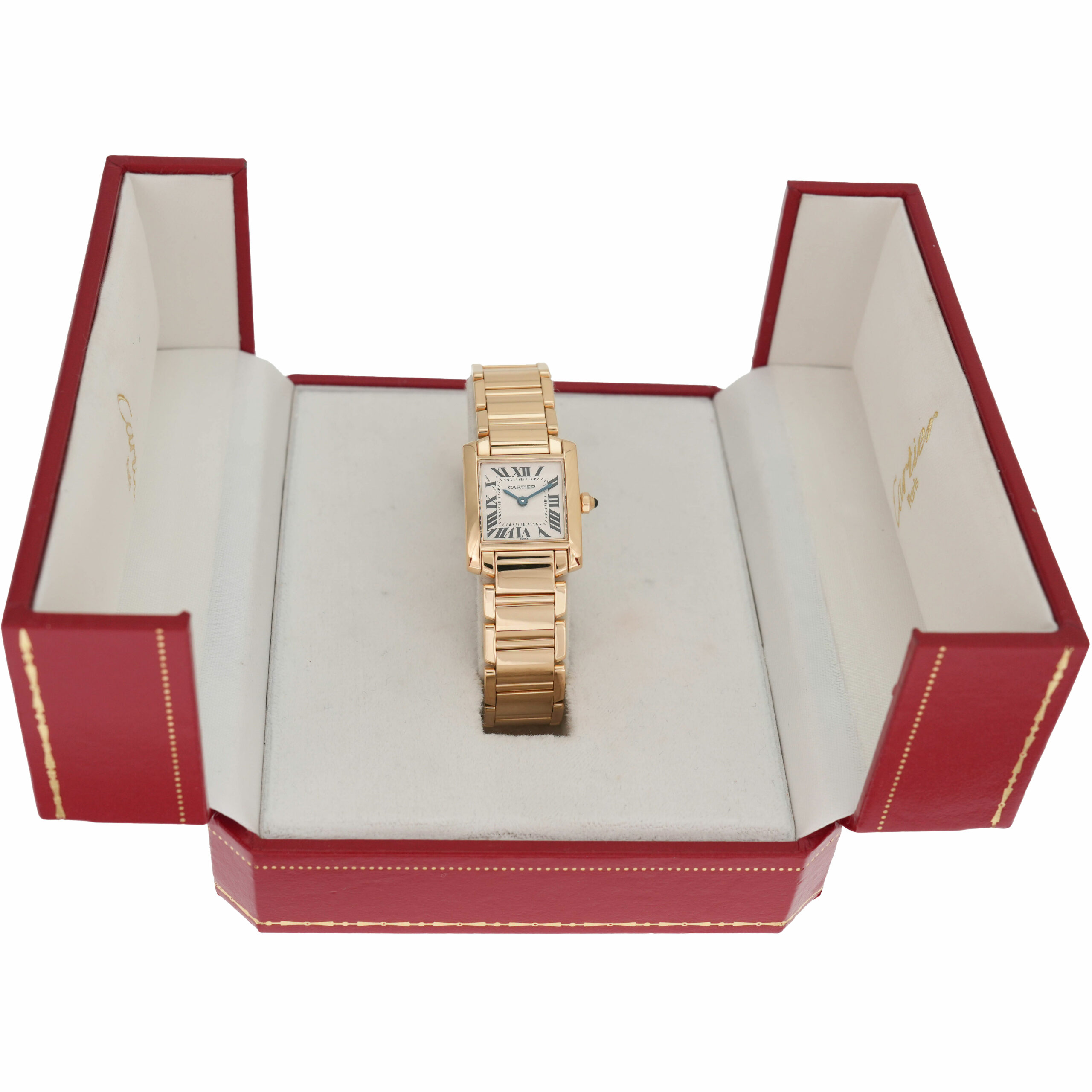 Cartier Tank Ref. 1820 Gold 18K mit original Box