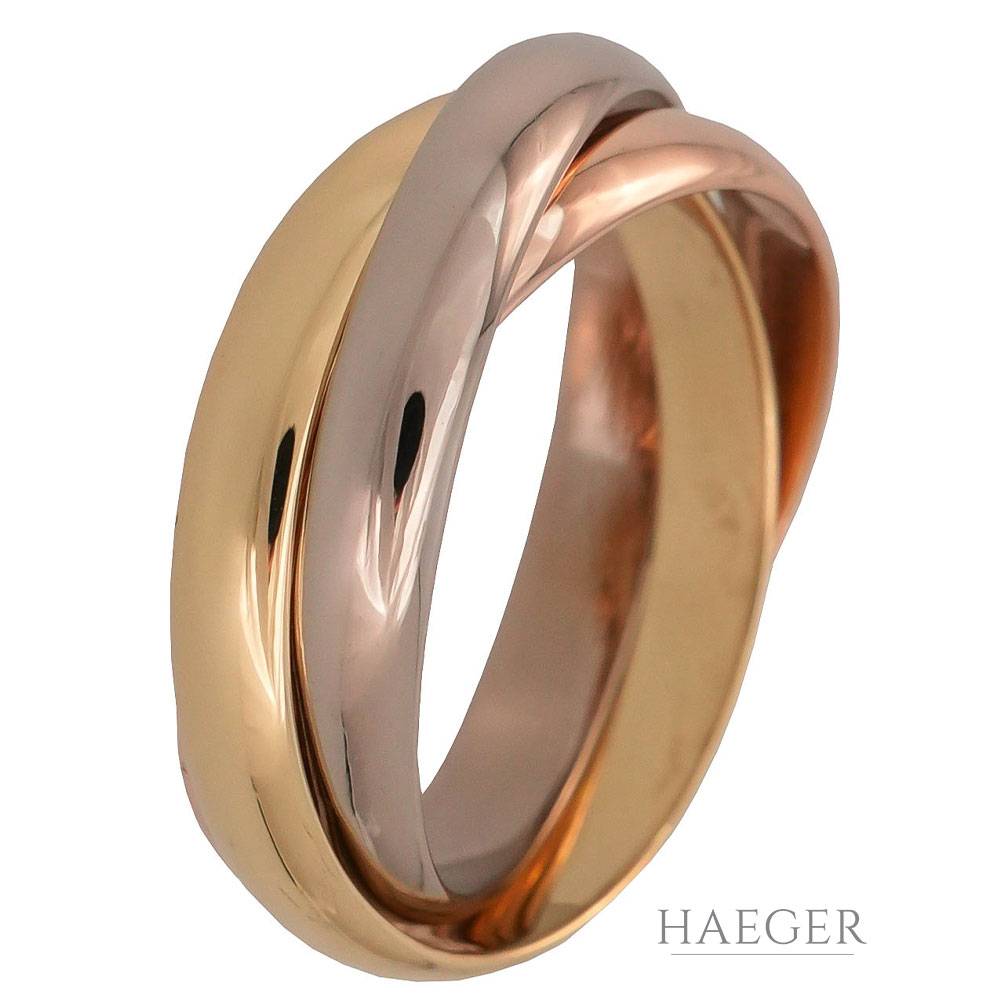 Cartier Trinity Ring Bicolor 18 Karat