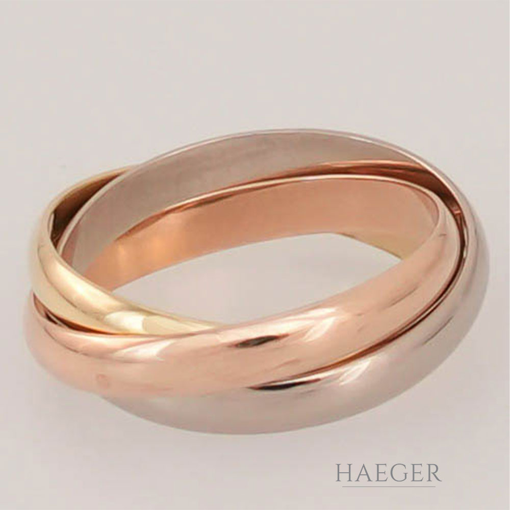 Cartier Trinity Ring Tricolor 18 Karat
