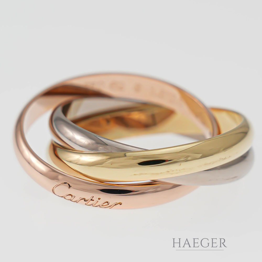Cartier Trinity Ring Tricolor Gold 18 Karat