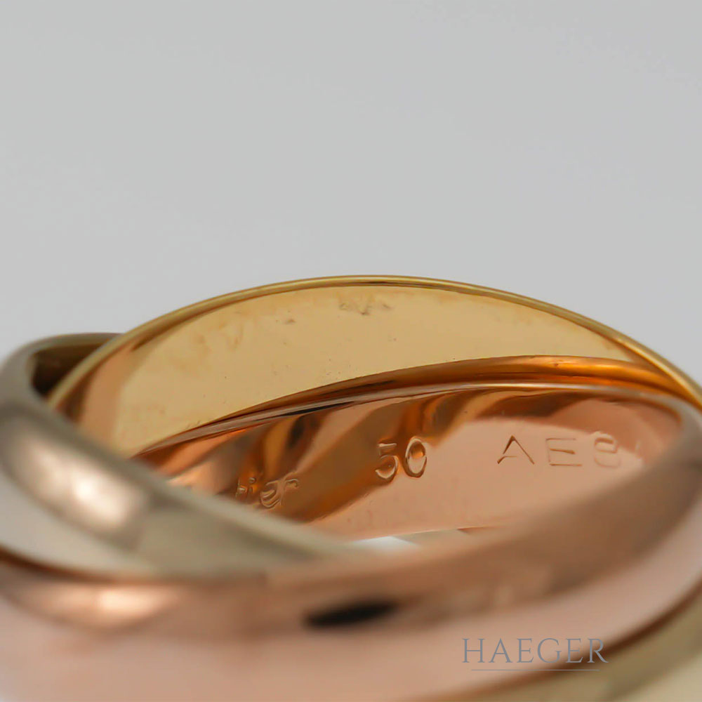Cartier Trinty Ring Tricolor 750/ 18 Karat