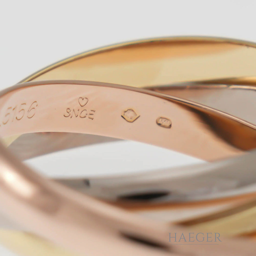 Cartier Trinity Ring Tricolor Gold 18 Karat