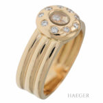 Chopard Ring Happy Diamonds Gelbgold 18 Karat mit Diamanten Vorschau