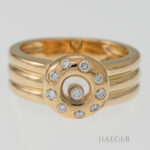Chopard Ring Happy Diamonds Gelbgold 18 Karat mit Diamanten Vorschau