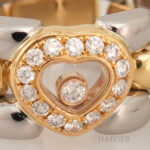 Chopard Happy Diamonds Ring Gr.54 Edelstahl, Gelbgold 18 Karat mit Diamanten Vorschau