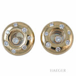 Chopard Ohrstecker Gelbgold 18 Karat mit Diamanten Vorschau