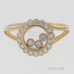 Chopard Happy Diamonds Ring Gelbgold 18 Karat Vorschau