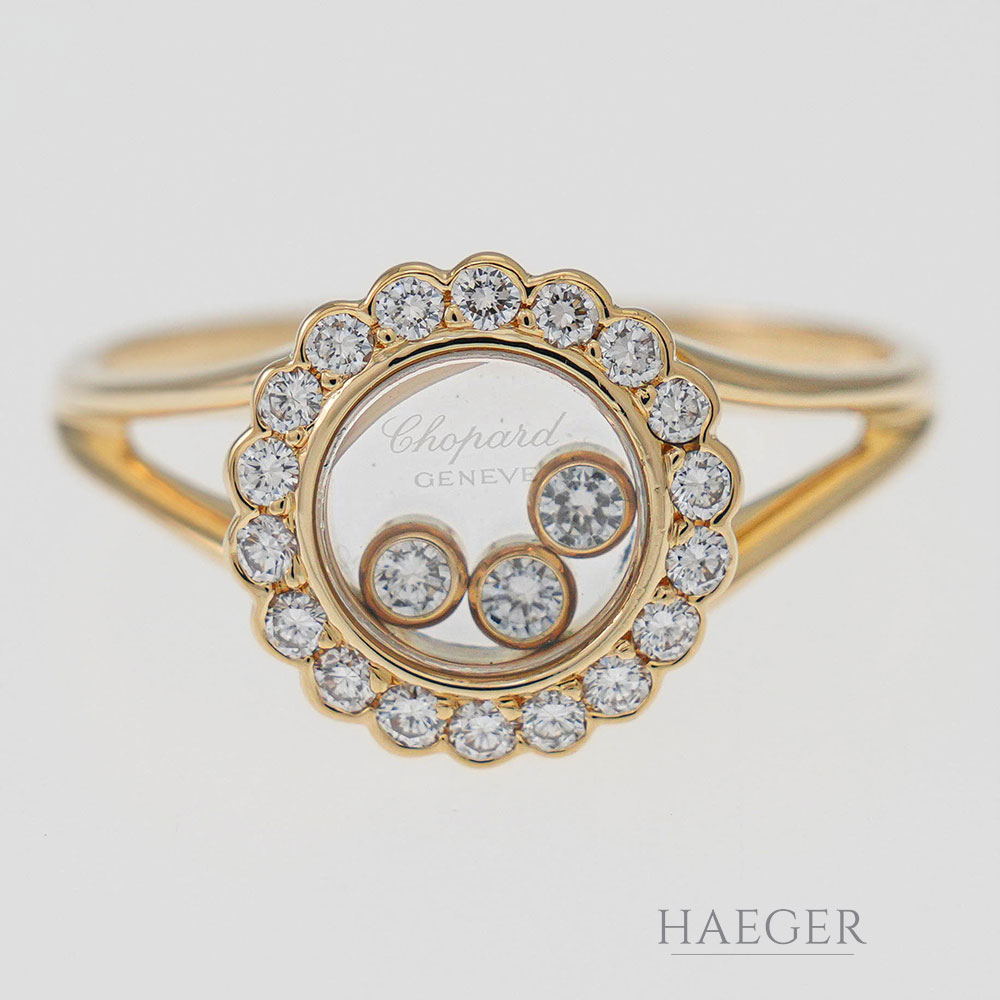 Chopard Happy Diamonds Ring Gelbgold 18 Karat