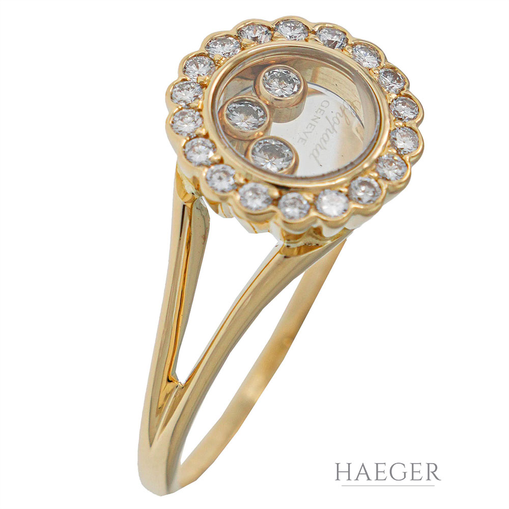 Chopard Happy Diamonds Ring Gelbgold 18 Karat