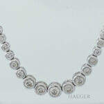 Collier 14 Karat Weißgold mit Diamanten Vorschau