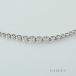 Collier 14 Karat Weißgold mit Diamanten Vorschau