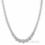 Collier 14 Karat Weißgold mit Diamanten Vorschau