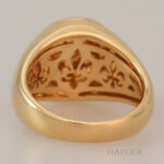 Faberge Ring Gelbgold mit Diamant 18 Karat Vorschau
