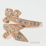 Meissen Ring Rosegold 18 Karat mit Diamanten Vorschau