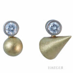Niessing Ohrstecker Gelbgold Weissgold mit Diamanten Vorschau
