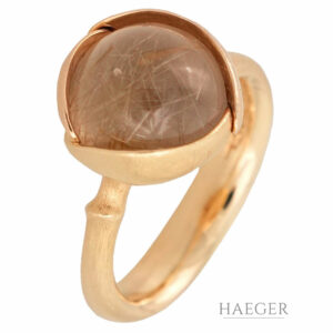 Ole Lynggaard Ring Gelbgold 18 Karat mit Rutilquartz