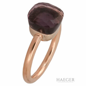 Pomellato Nudo Ring Rosegold 18 Karat Amethyst
