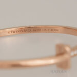 Tiffany T One Armreif Medium mit Diamanten in Roségold 18 Karat mit Original Box Vorschau